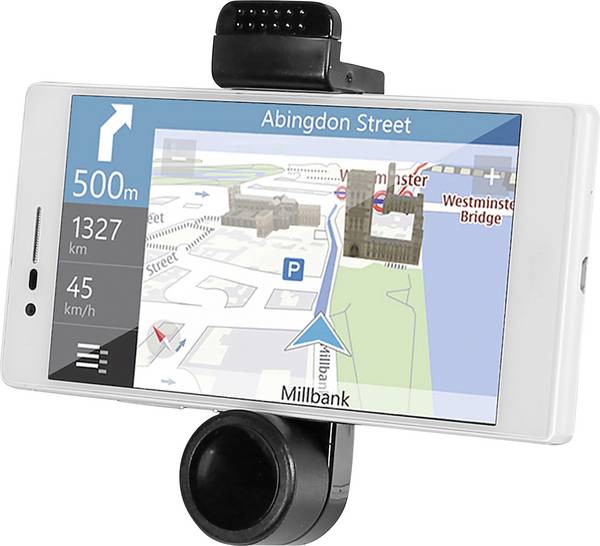 sbs mobile TEECSUPPAIRCLIPPO Telefoonhouder voor in de auto 360° draaibaar   Bevestigingswijze (auto): Ventilatierooster