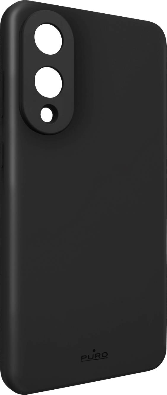sbs mobile Cover Samsung Galaxy S25 Edge Zwart Stootbestendig, Inductieve lading