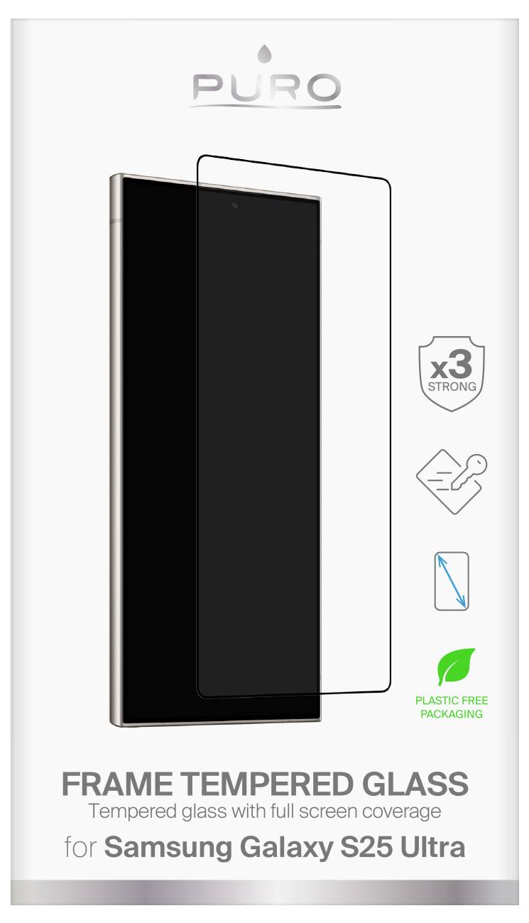 Puro Full Glue Frame Tempered Glass Samsung Galaxy S25 Ultra – Foto 2 von 2