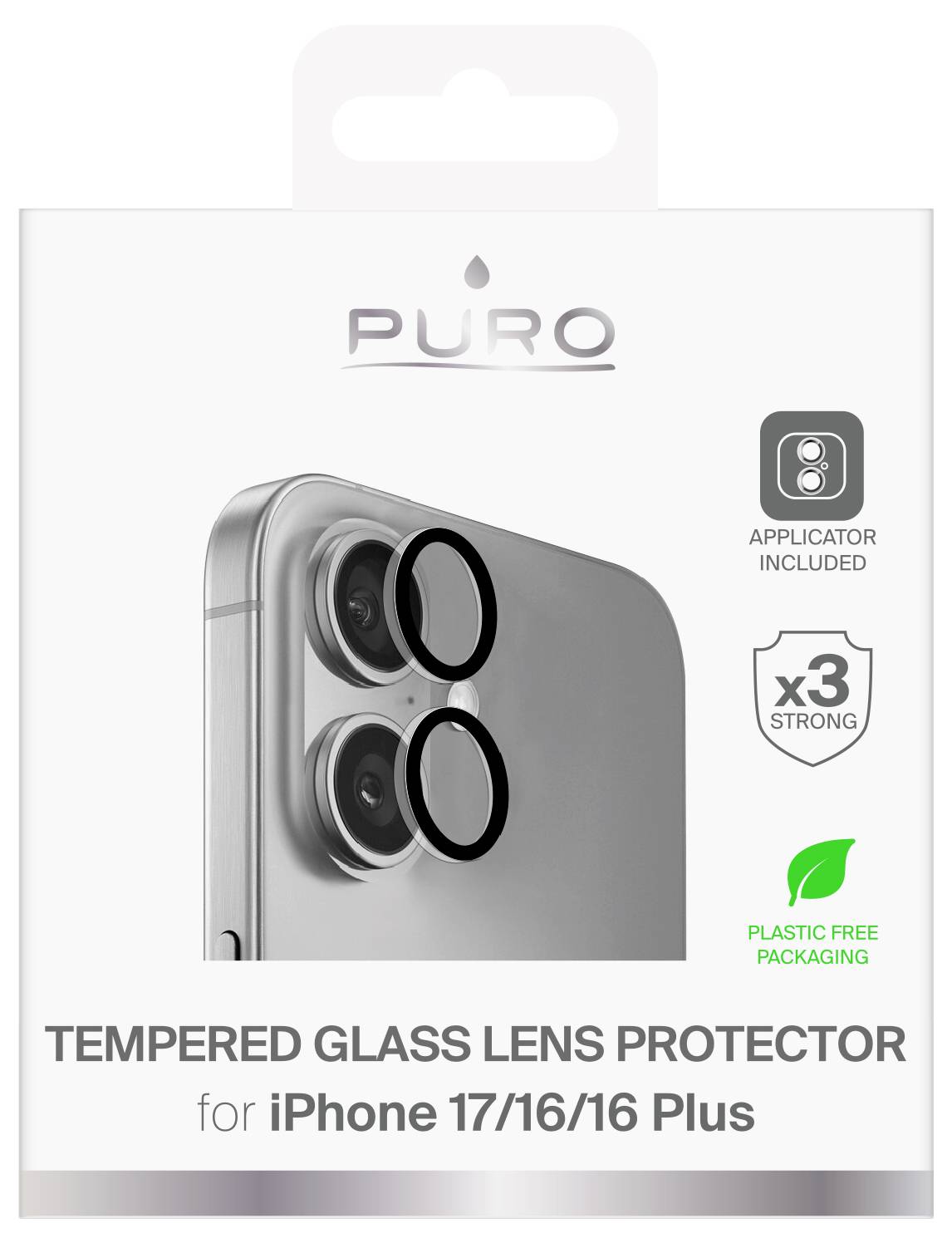 sbs mobile PUSDGLPIPHONE17 Screenprotector (glas) iPhone 1 stuk(s) Krasvast – Photo 2 sur 2