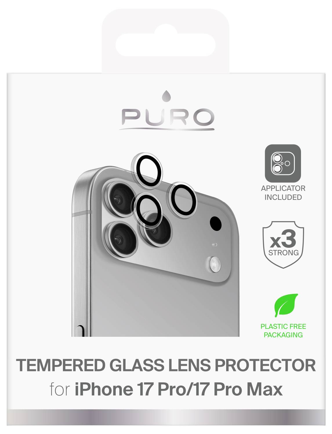 Puro Individual tempered glass lenses for iPhone 17 Pro  iPhone 17 Pro Max – Foto 2 von 2