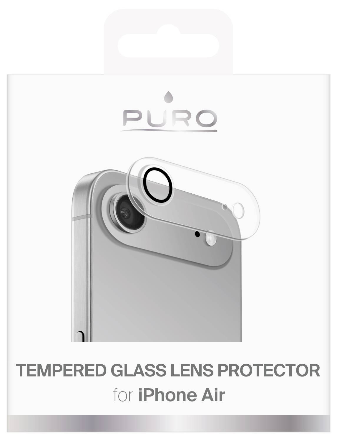 Puro Camera Standard Tempered Glass for iPhone 17 Air for the camera island and lens – Foto 2 von 2
