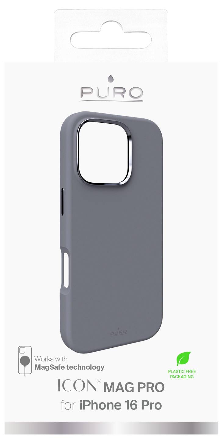 Puro Icon Mag Pro MagSafe Silicone Case for iPhone 16 Pro - Dark Gray – Foto 2 von 2