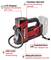 Batterij-compressor met LCD-display, flexibele bediening, LED-verlichting, accessoirevak en aftapfunctie. Toont 11 bar druk.
