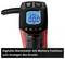 Digitale manometer met blauw display toont '0,30 BAR'.