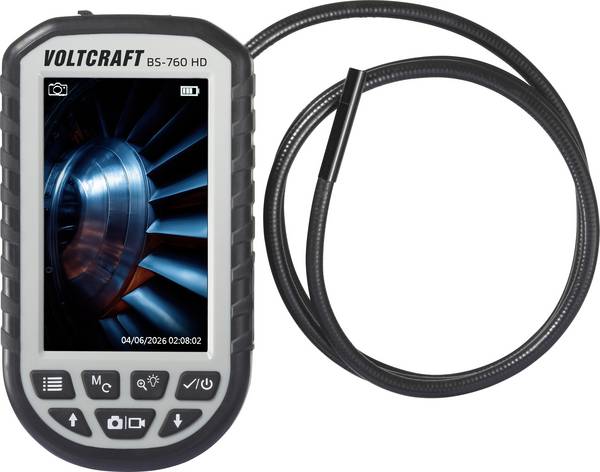 VOLTCRAFT VC-17782295 Endoscoop Sonde-Ø: 5.5 mm Sondelengte: 1 m