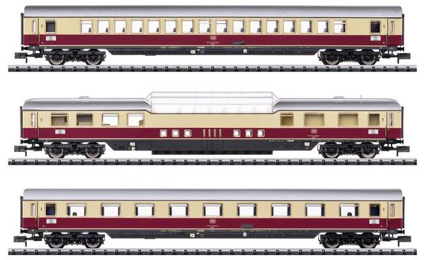 MiniTrix T15368 N Rheinpfeil-Wagenset DB, MHI