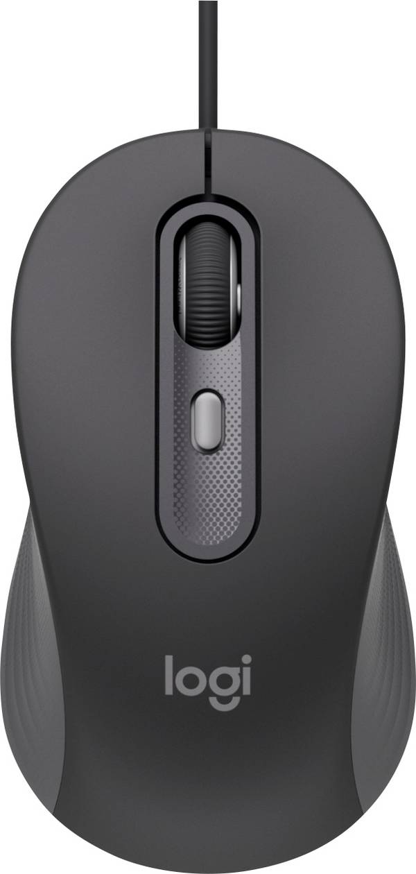 Logitech 910-007511 Muis Kabelgebonden    Optisch Grafiet 4 Toetsen 4000 dpi