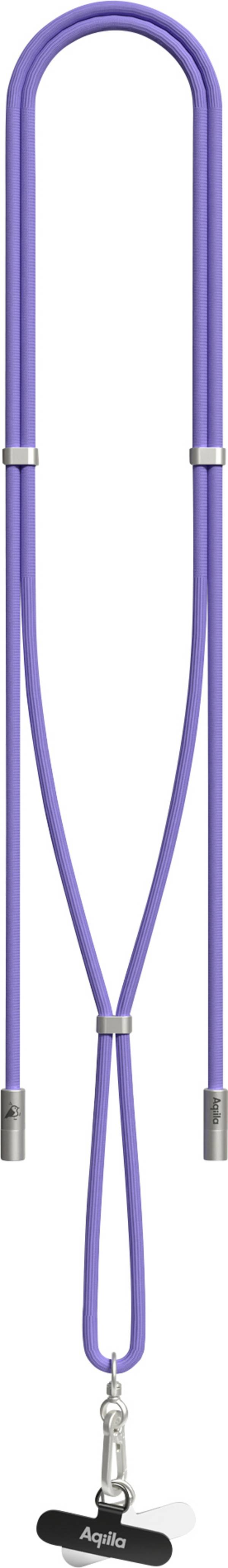 Aqiila AQLYCBPBICC4PL077 USB-laadkabel USB 3.0 USB-C 1.5 m Lila Telefoonkoord