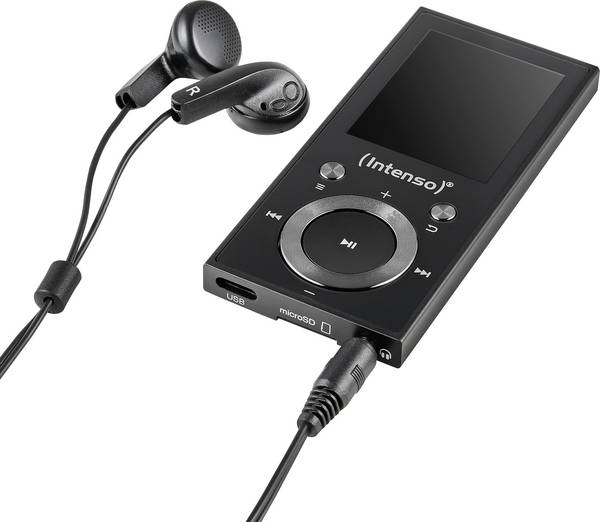 Intenso Intenso MP3 Videoplayer  64GB Music Walker MP3-speler 64 GB Zwart Bluetooth
