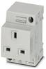 Contactdoos Phoenix Contact EO-G/UT/SH/LED Grijs (l x b x h) 60 x 45 x 75 mm
