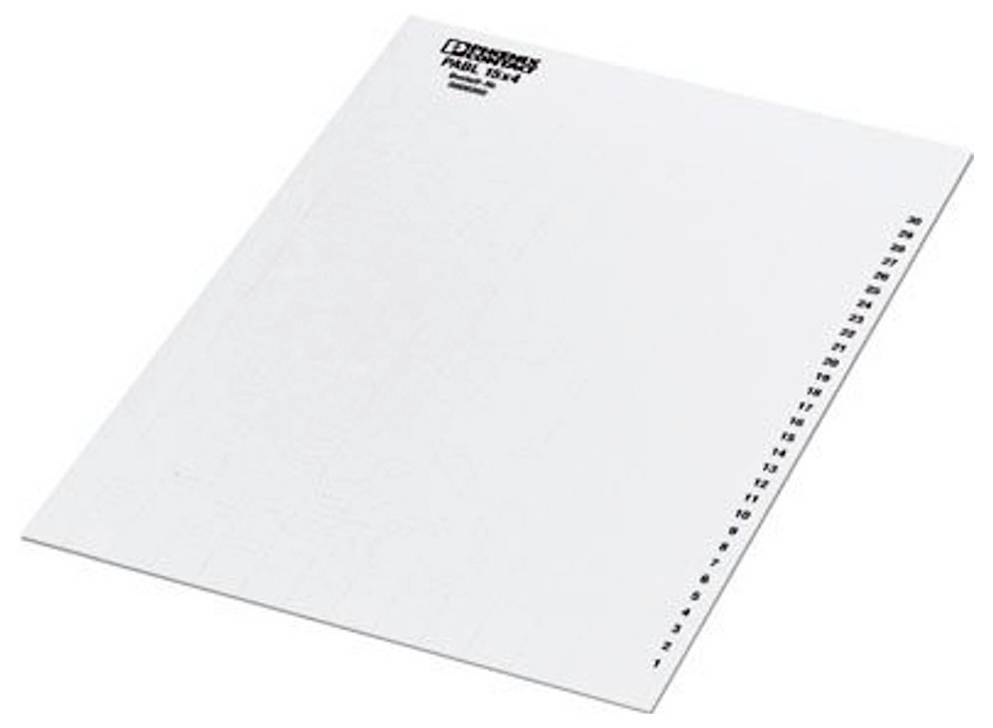 Phoenix Contact 0824449 PABL 15X4 CUS Kabelmarkering Montagemethode: Inschuiven Markeringsvlak: 15 x 4 mm Wit 1 stuk(s)