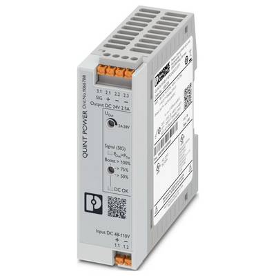 Phoenix Contact 1066708 DC/DC-converter 24 V/DC 2.5 A Inhoud 1 stuk(s)-0