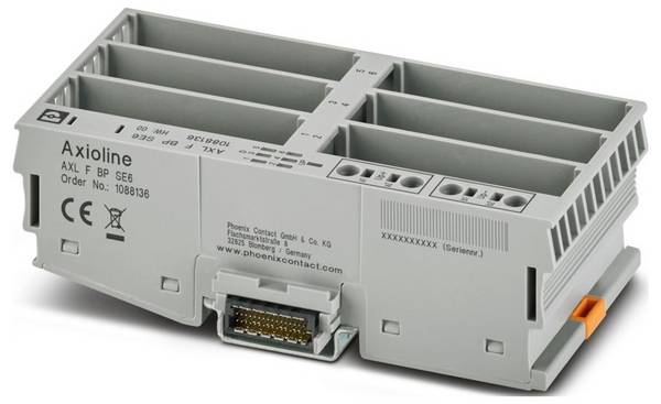 Phoenix Contact AXL F BP SE6 1088136 Moduledrager 5 V/DC, 3.3 V/DC, 24 V/DC