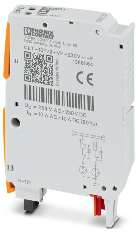 Phoenix Contact 1088564 CLT-10P/2-VF-230V-I-P Overspanningsveilige stekker 6 kA Piece 1 stuk(s)-0