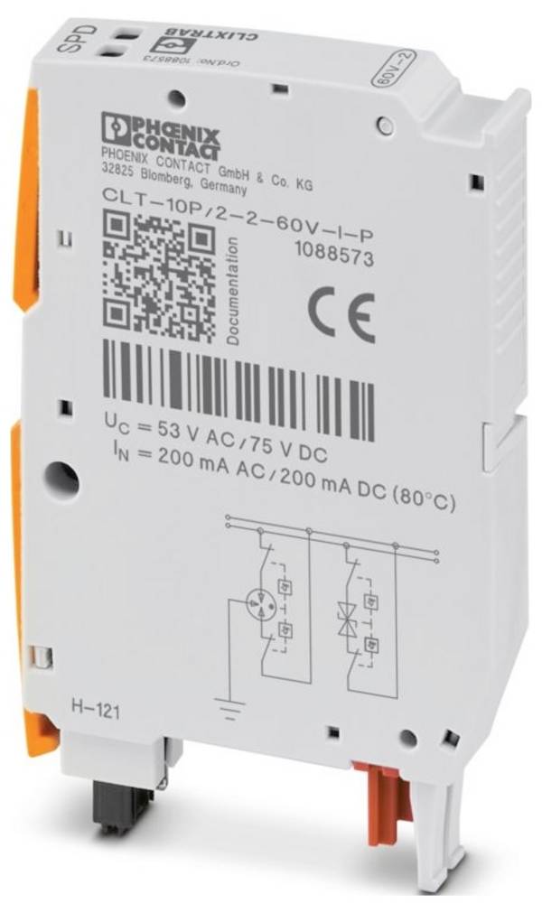 Phoenix Contact 1088573 CLT-10P/2-2-60V-I-P Overspanningsveilige stekker 10 kA 1 stuk(s)
