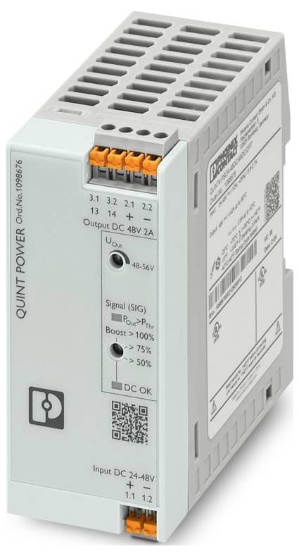 Phoenix Contact 1098676 DC/DC-converter 48 V/DC 2 A Inhoud 1 stuk(s)-0