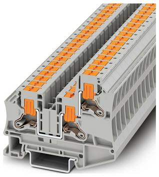 Phoenix Contact 1116737 Doorgangsklem 8.2 mm Push-In-klem  Grijs 1 stuk(s)