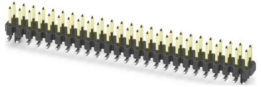 Phoenix Contact 1156918 Male connector Totaal aantal polen 50 Aantal rijen 2 70 stuk(s)-0