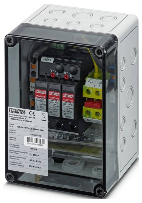 Phoenix Contact 1182566 SOL-SC-1ST-0-DC-1MPPT-1000 Stringbox