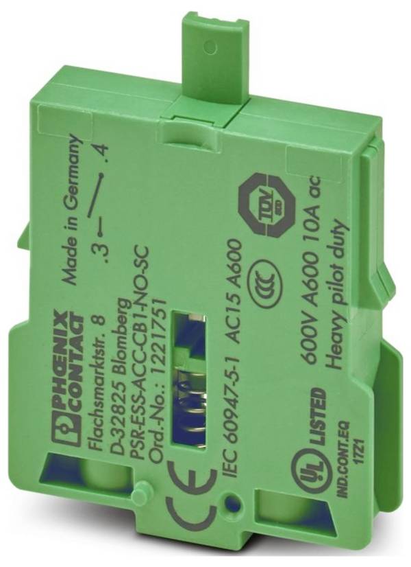 Phoenix Contact PSR-ESS-ACC-CB1-NO-SC Contactmodule  1x NO    Opsteekbaar  Piece 1 stuk(s)