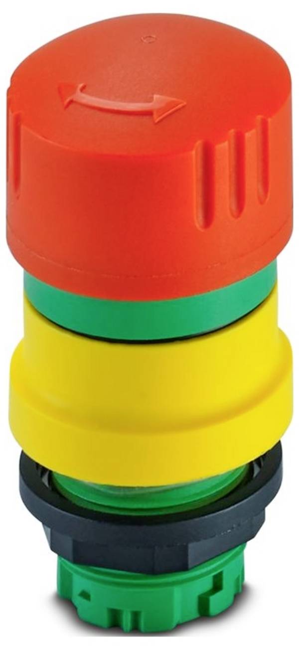Phoenix Contact 1221758 PSR-ESS-M0-H100 Actuator Voor noodstop  Rood, geel  Draai-ontgrendeling 1 stuk(s)