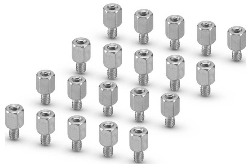Phoenix Contact UCS SB M2,5X5 1494983 Afstandsbout Staal Zilver 20 stuk(s)