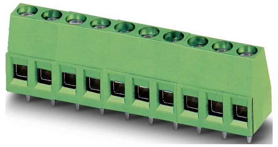Phoenix Contact 1715093 Printplaatklem 1.5 mm² Aantal polen 10 Groen 50 stuk(s)-0
