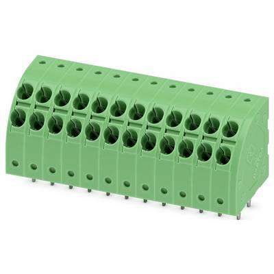 Phoenix Contact 1725042 Printplaatklem 0.5 mm² Aantal polen 12 Groen 50 stuk(s) Carton-0