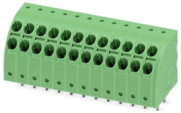 Phoenix Contact 1725042 Printplaatklem 0.5 mm² Aantal polen 12 Groen 50 stuk(s) Carton