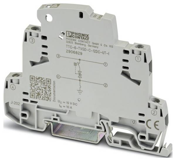Phoenix Contact 2906829 TTC-6-TVSD-C-12DC-UT-I Overspanningsbeveiliging 1 stuk(s)