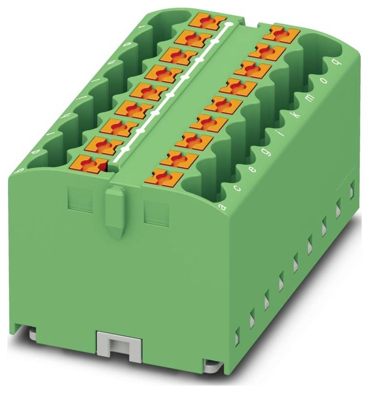 Phoenix Contact 3273316 Verdeelblok Push-In-klem Groen 8 stuk(s)