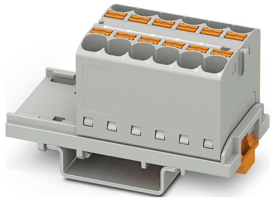 Phoenix Contact 3273548 Verdeelblok Push-In-klem Grijs 8 stuk(s)