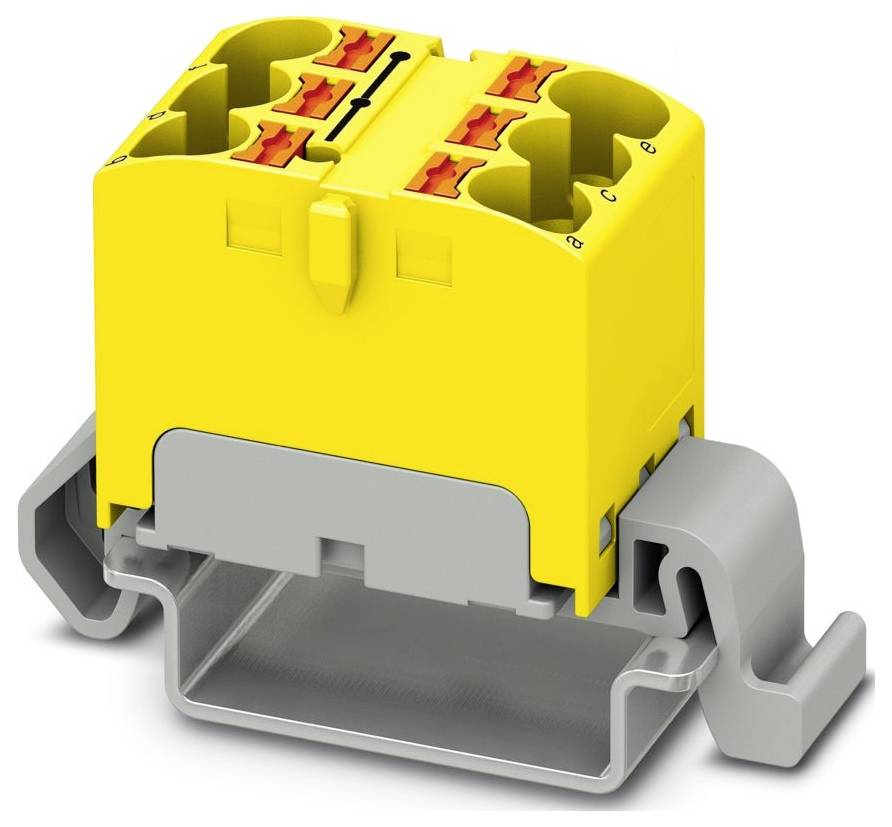 Phoenix Contact 3273664 Verdeelblok Push-In-klem Geel 10 stuk(s) Piece