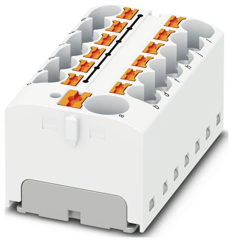 Phoenix Contact 3273890 Verdeelblok Push-In-klem Wit 8 stuk(s)