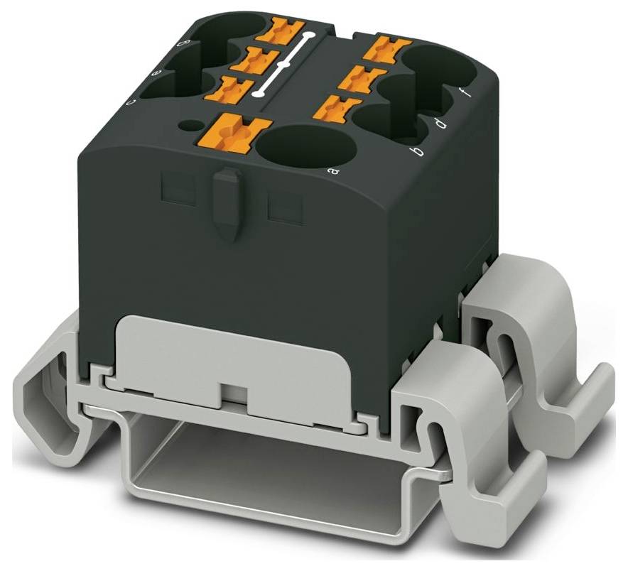 Phoenix Contact 3273738 Verdeelblok Push-In-klem Zwart 8 stuk(s)-0