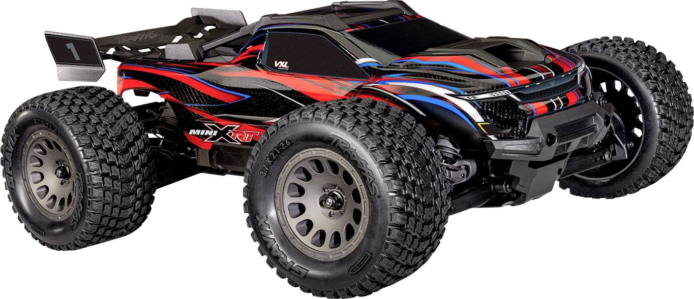 Traxxas Mini XRT VXL-3s Rood Brushless 1:10 RC auto Elektro Monstertruck 4WD RTR 2,4 GHz