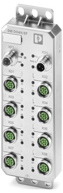 Phoenix Contact AXL E IOL DI8 DO4/4 EF M12 6M 1293246 Digitale module 24 V/DC