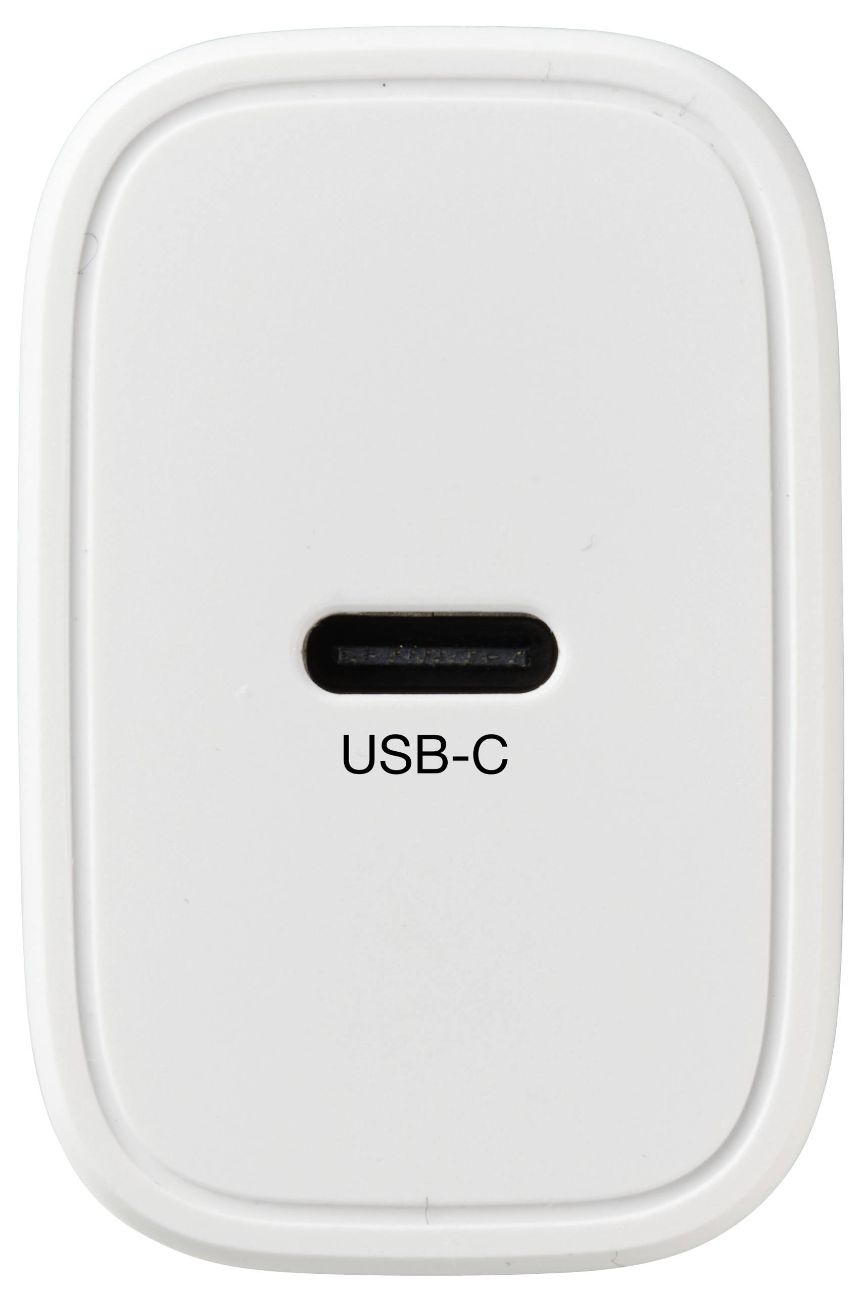 Witte USB-C wandlader met één poort.