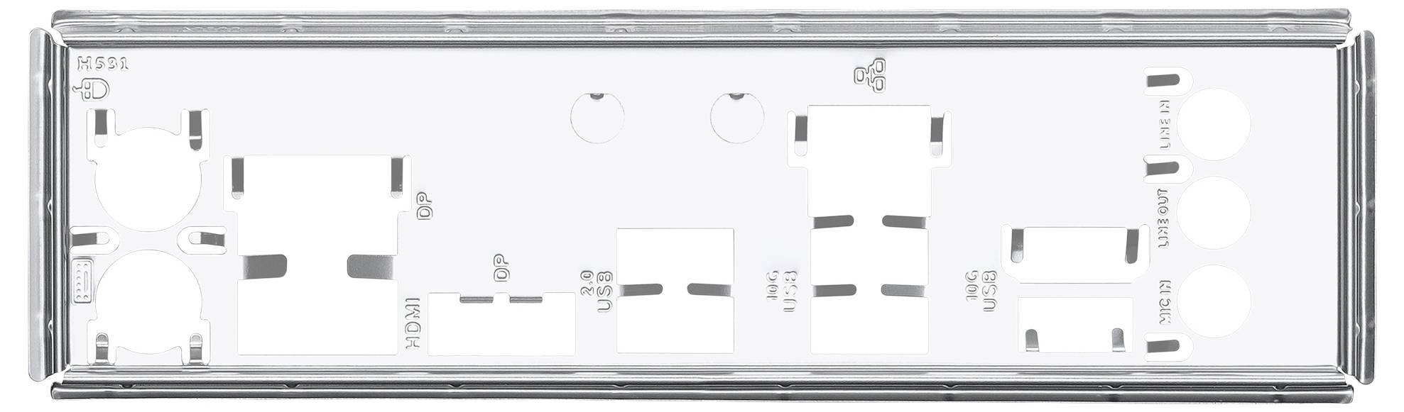 Een heldere plastic sjabloon voor elektronische schema's met verschillende componentuitsnedes en labels voor bedrading en aansluitingen in elektronisch ontwerp.