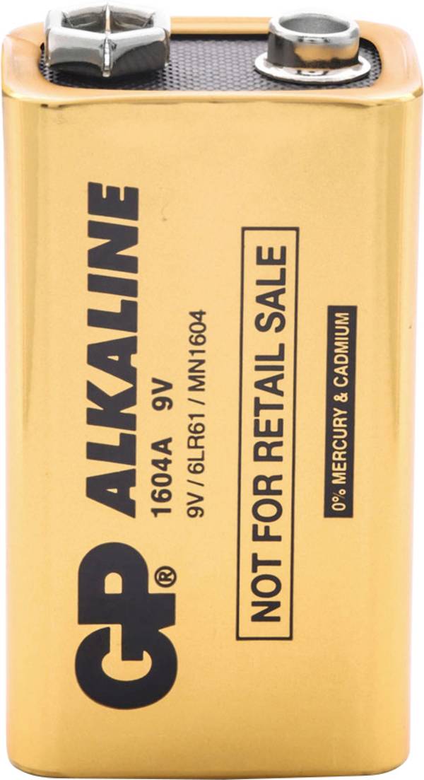 GP GPIND1604AB 9V batterij (blok) Alkaline 9 V 200 stuk(s)