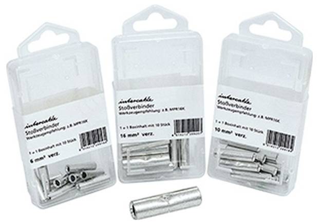 'Intertrade Studiebinder' verpakking met verschillende maten: 6 mm, 8 mm en 10 mm in transparante kunststof doosjes, waarbij de inhoud zichtbaar is.