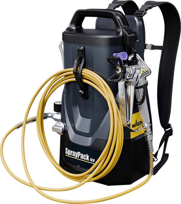 Wagner SprayPack 18 V KIT Verfspuitsysteem 4000 mA 18 V Debiet (max.): 0.9 l/min
