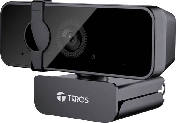 Teros TE-9072 Webcam 2560 x 1440 Pixel Microfoon, Standvoet
