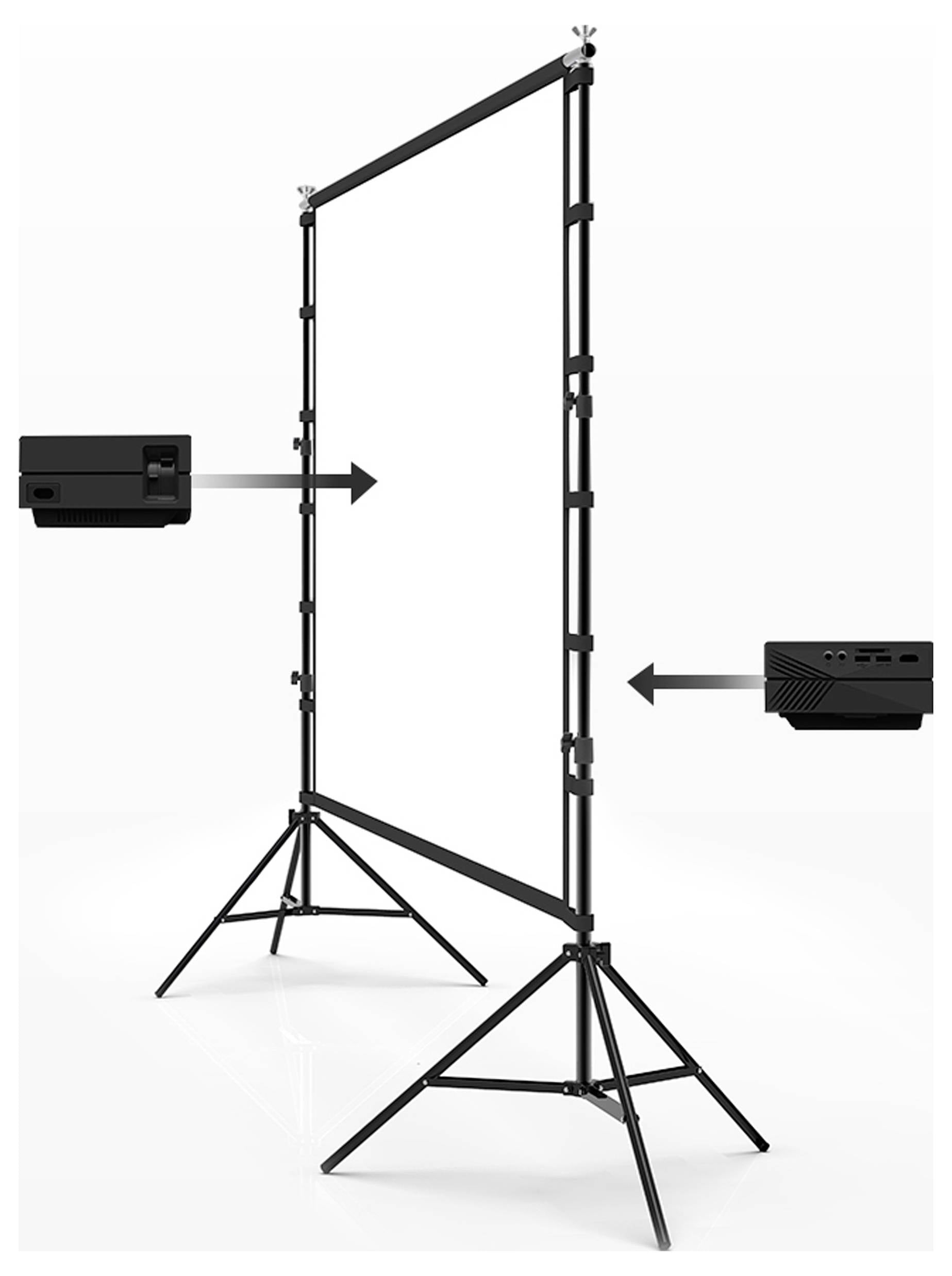 SpeaKa Professional SP-PST-314 Projectiescherm met statief Beeldverhouding: 16:9-3