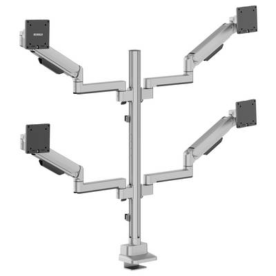 SpeaKa Professional SP-MM-1070 Tafelbeugel voor monitor Aantal monteerbare displays: 4 Display(s) 43,2 cm (17") - 101,6 -2