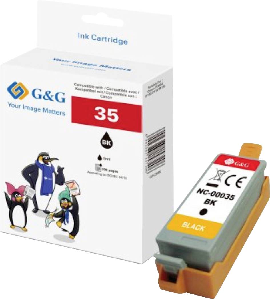 G&G Inktcartridge Compatibel Zwart GP-C35BK
