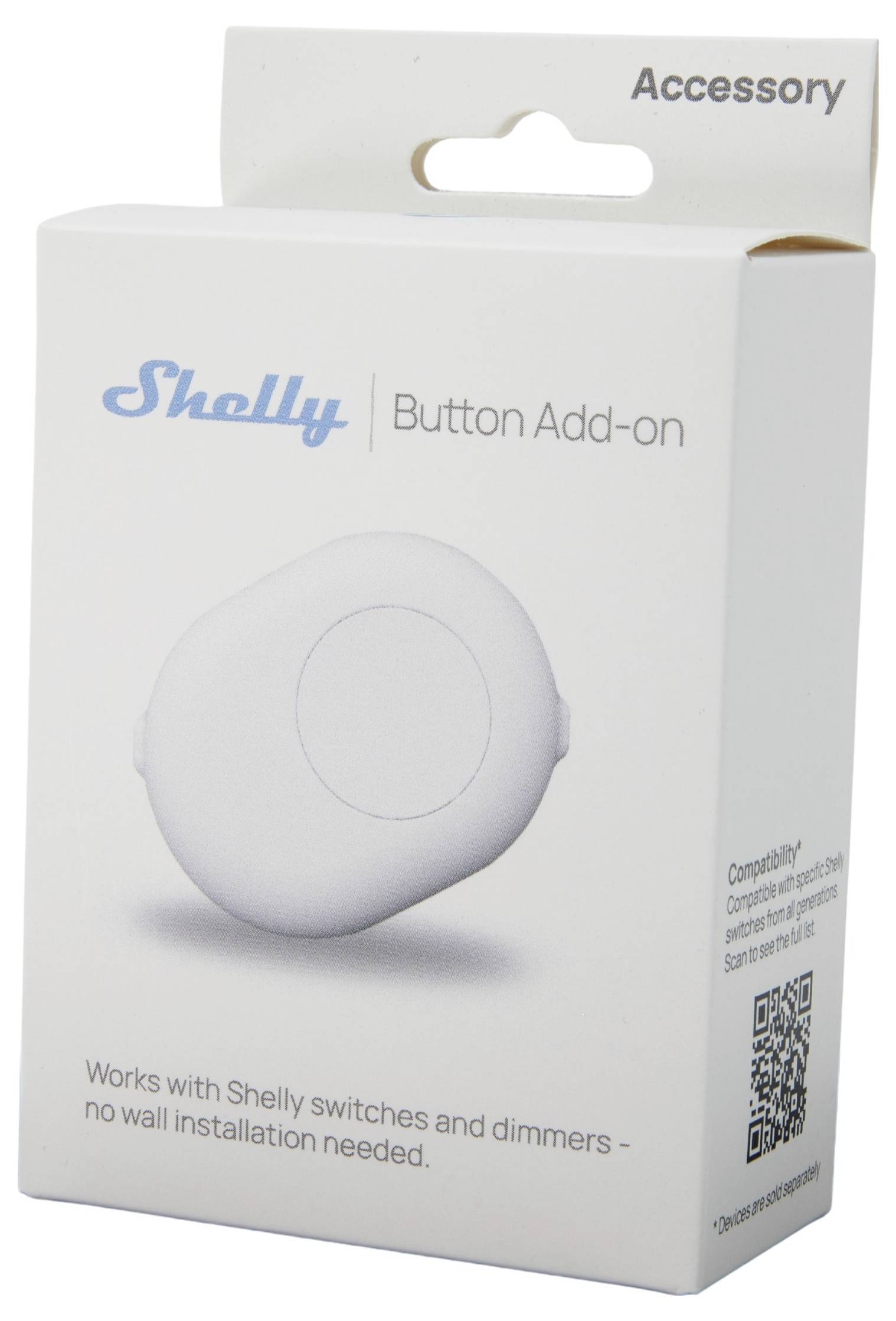 Shelly Button Add-on weiß Uitbreidingsmodule WiFi Shelly-5