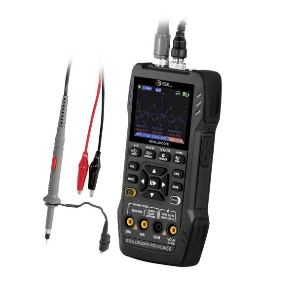 PCE Instruments PCE-OC 50 Batterij 2000000 Hz 50 MSa/s 32 kpts Multimeterfuncties 1 stuk(s)