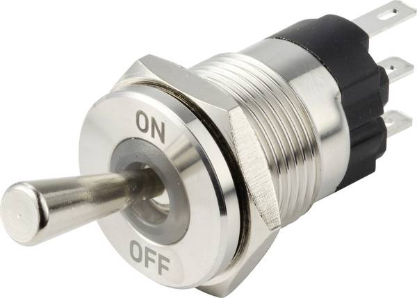 TRU COMPONENTS TC-14378408  Tuimelschakelaar 250 V/AC 15 A 1x aan/uit IP67  1 stuk(s)